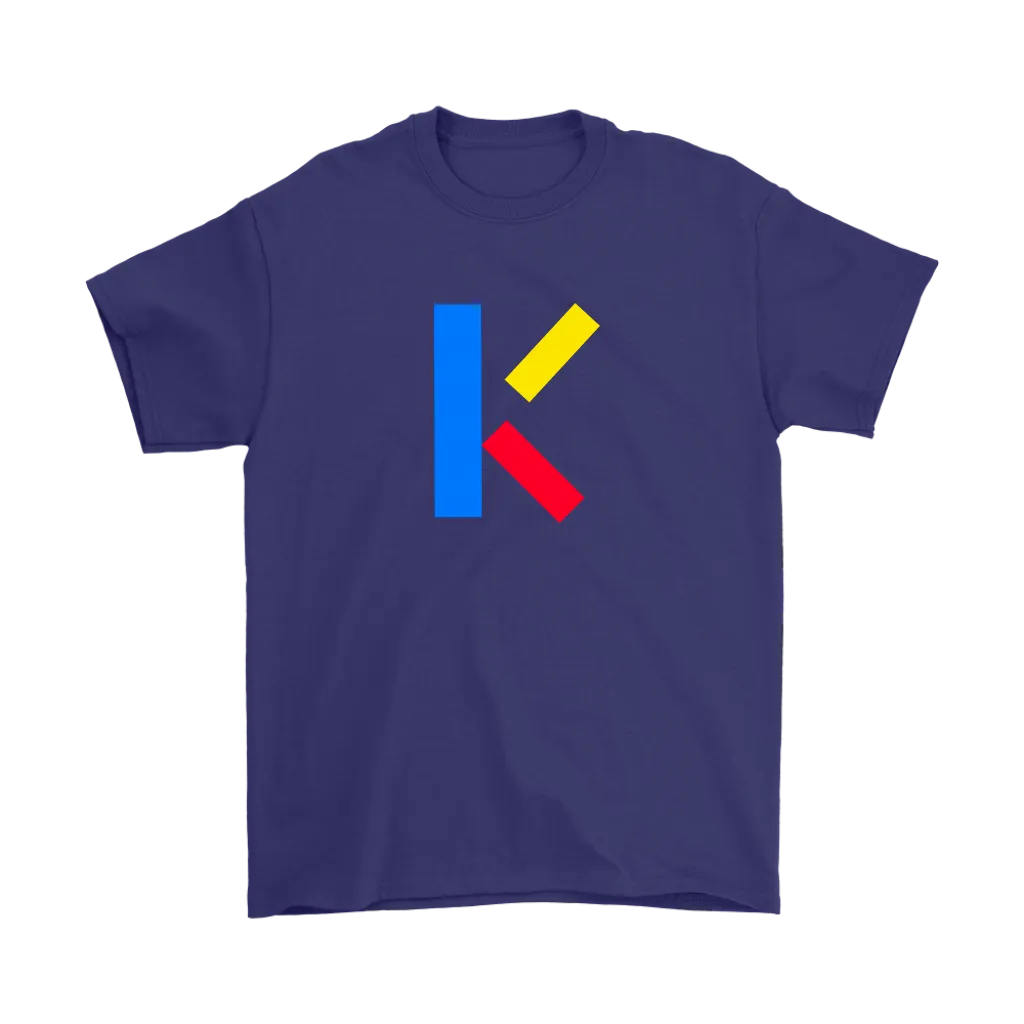 "K" Initial Adult T-shirt