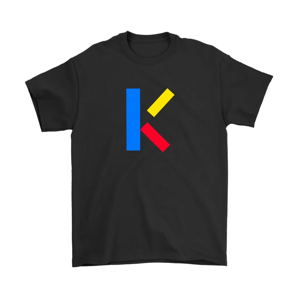 "K" Initial Adult T-shirt