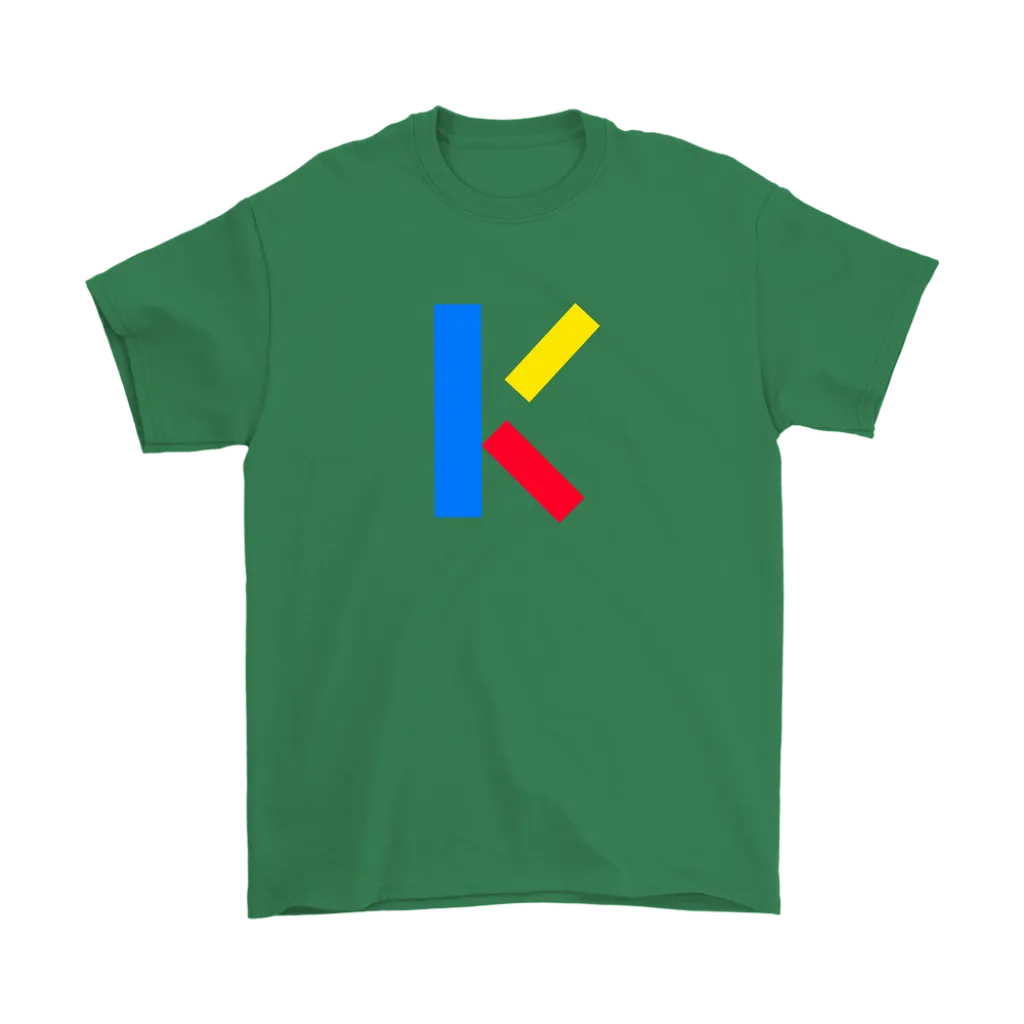 "K" Initial Adult T-shirt