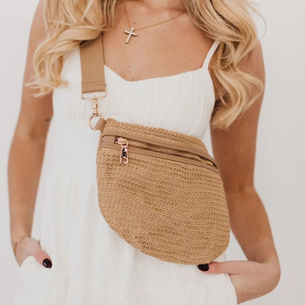Rachel Raffia Bum Bag by Pretty Simple