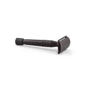 RazoRock Lupo (Wolf) Black Double Edge Safety Razor - Aluminium Black Anodised