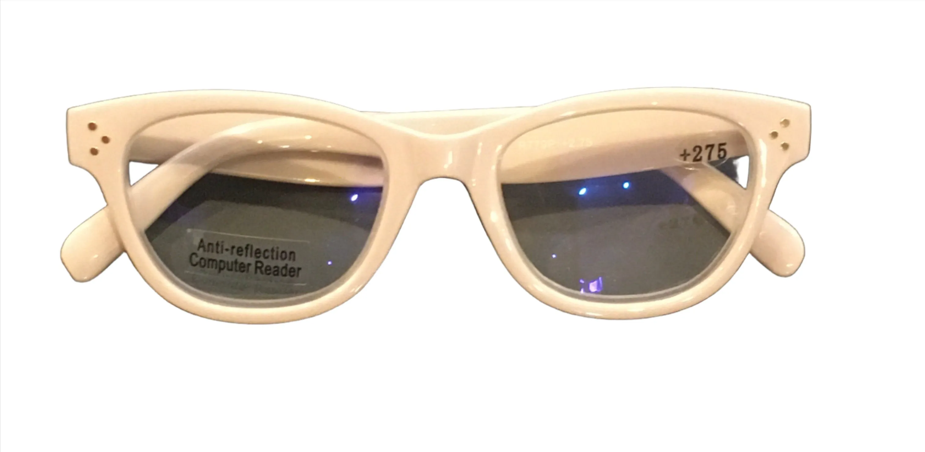 Reading glasses anti-reflective computer