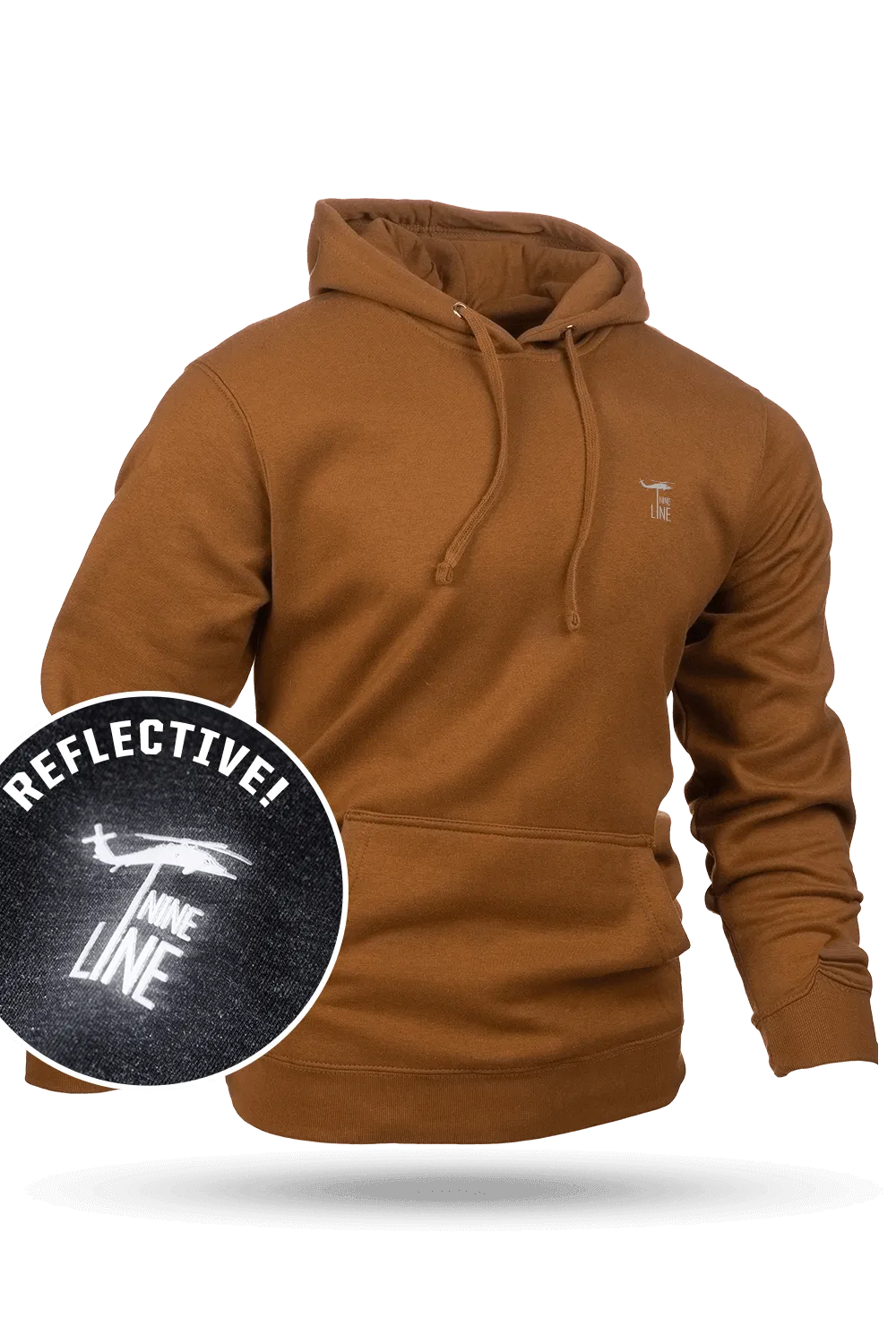 Reflective Dropline Logo - Hoodie