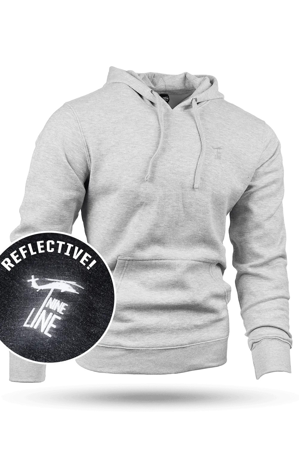 Reflective Dropline Logo - Hoodie