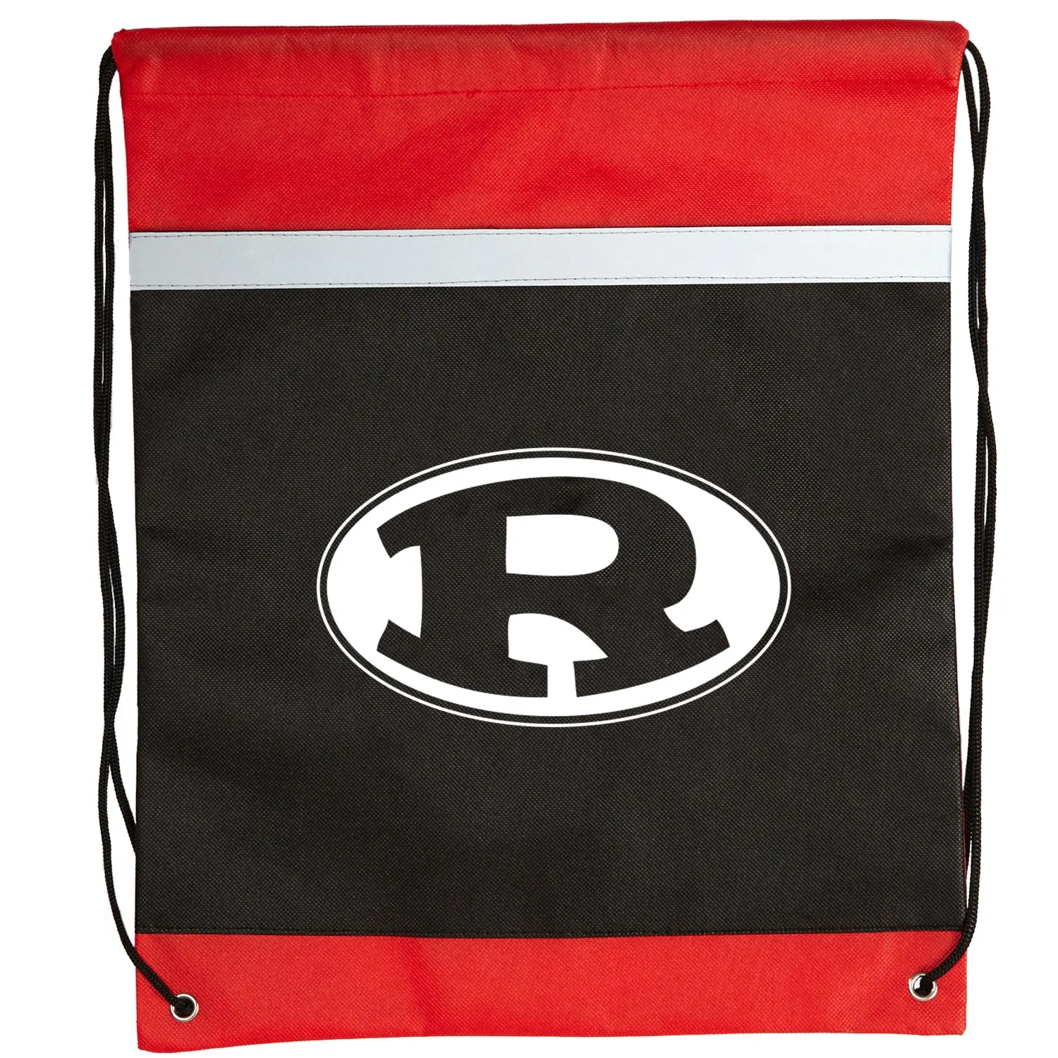 REFLECTIVE NON-WOVEN DRAWSTRING BACKPACK