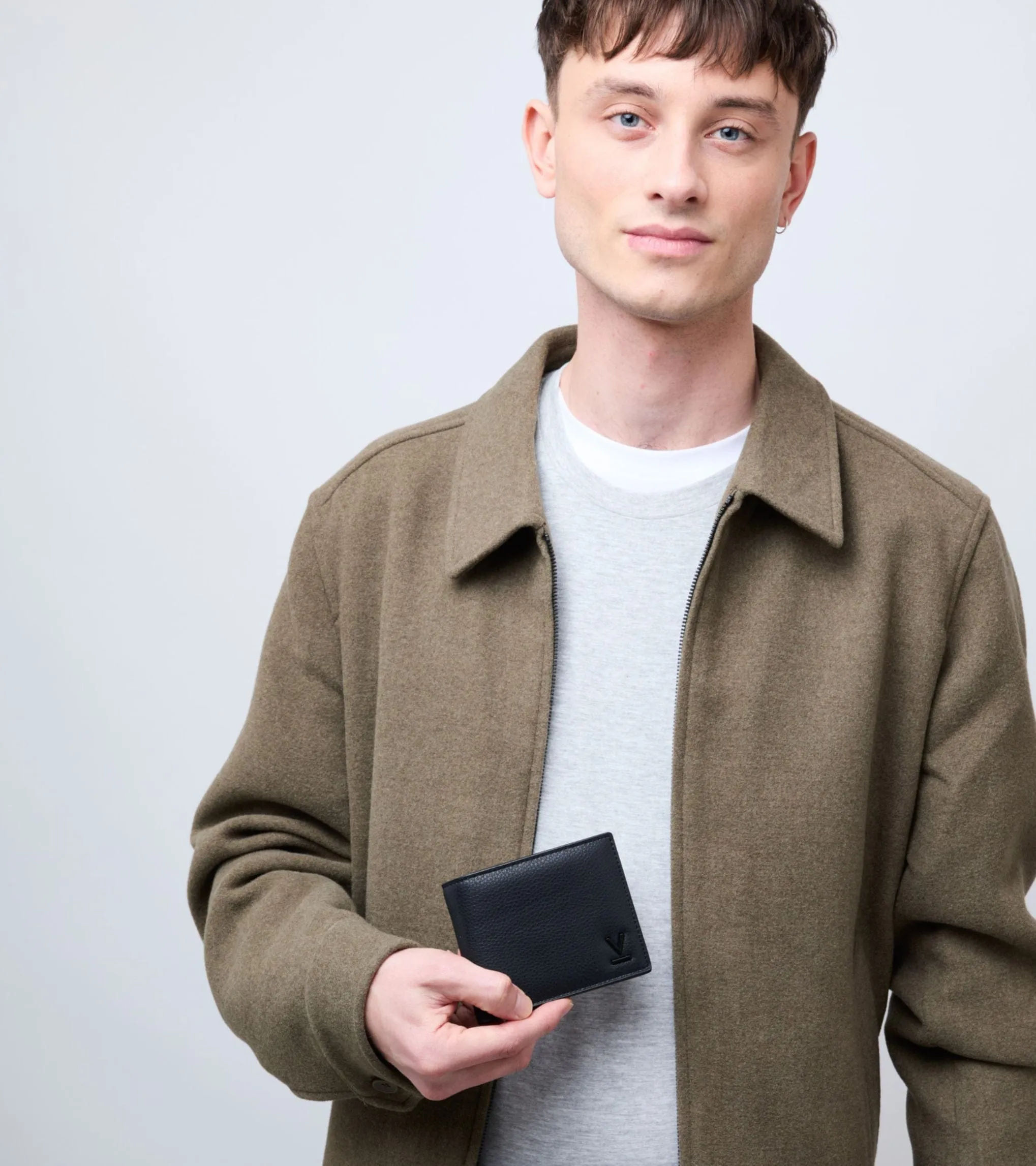 Reuben Vegan Bio-Based Bamboo Coin Wallet | Black