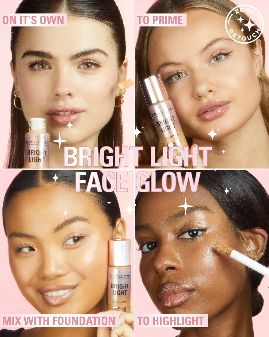 Revolution Bright Light Face Glow Radiance Tan
