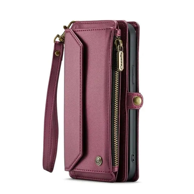 RFID Crossbody Leather Wallet Phone Case