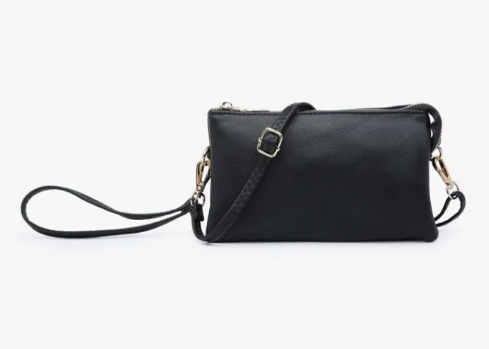 Riley Crossbody / Clutch - Black or Rose Gold