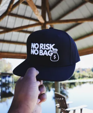 RISKY REWARDS “NO RISK NO BAG” SNAPBACK FITTED HAT