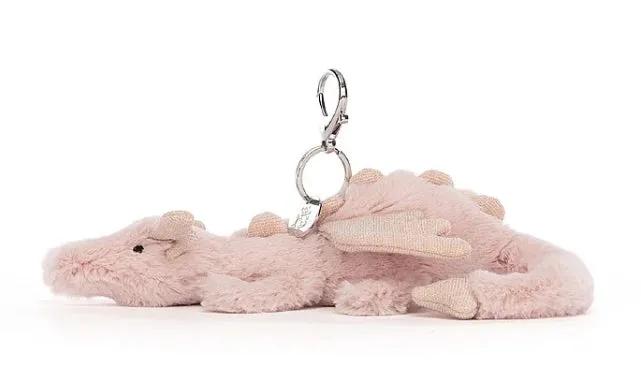 Rose Dragon Bag Charm