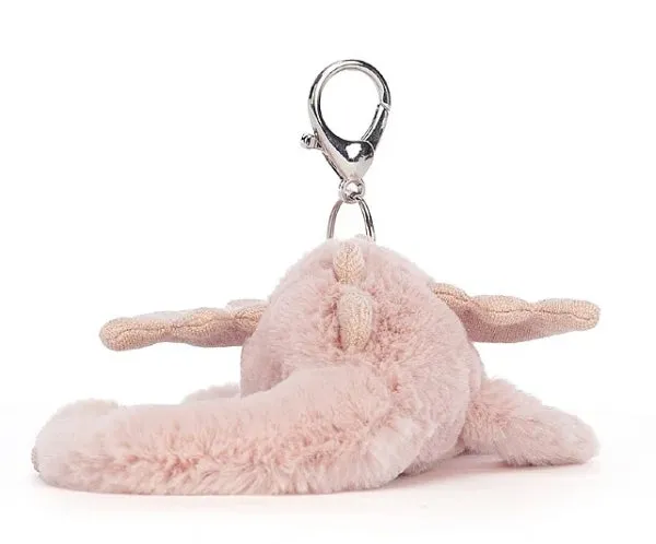 Rose Dragon Bag Charm