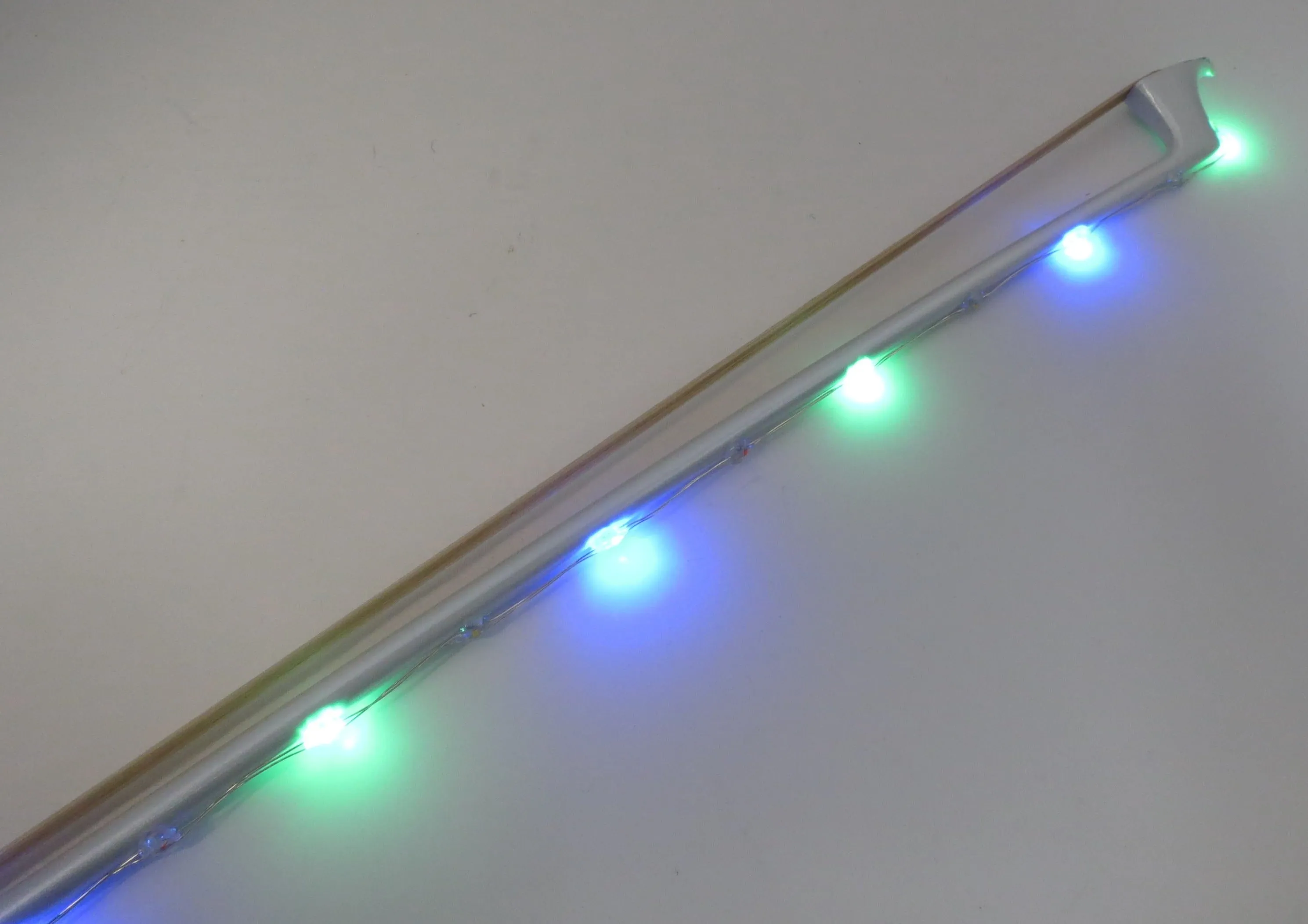 Rozanna's Violins Glow Bow Multi Color White Carbon Fiber Violin Bow