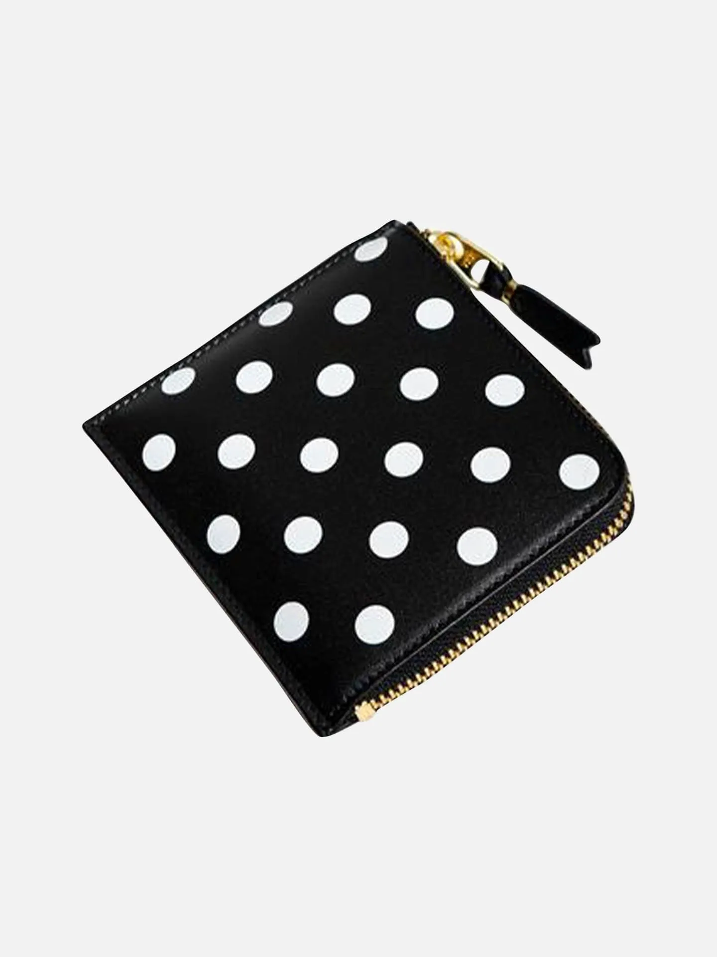 SA3100PD Polka Dot Line Wallet - Black