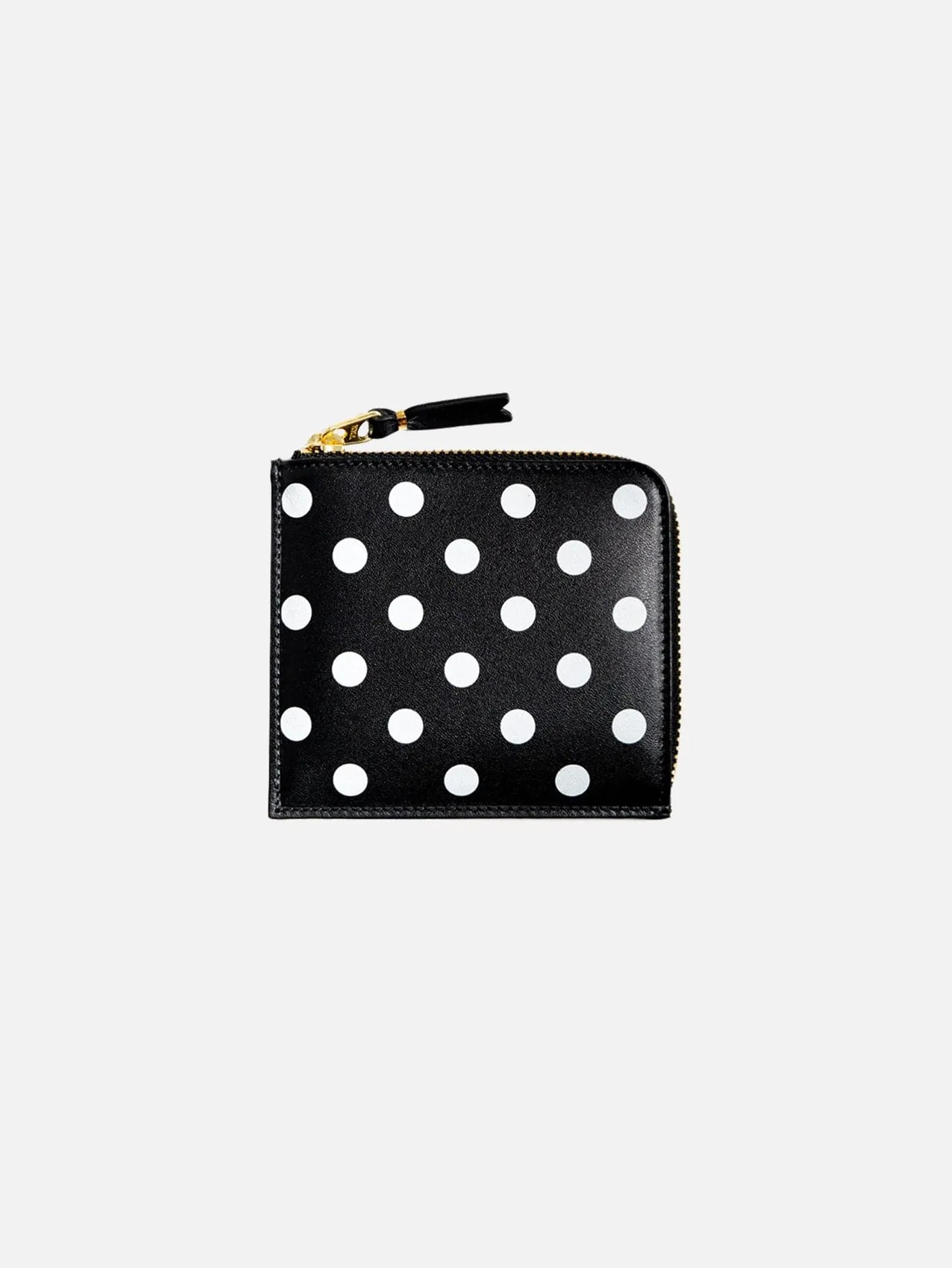 SA3100PD Polka Dot Line Wallet - Black