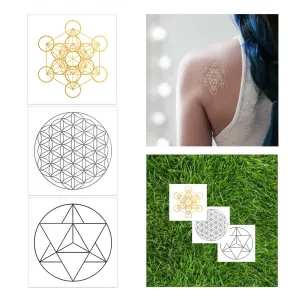 Sacred Geometry Glow-In-Dark Set