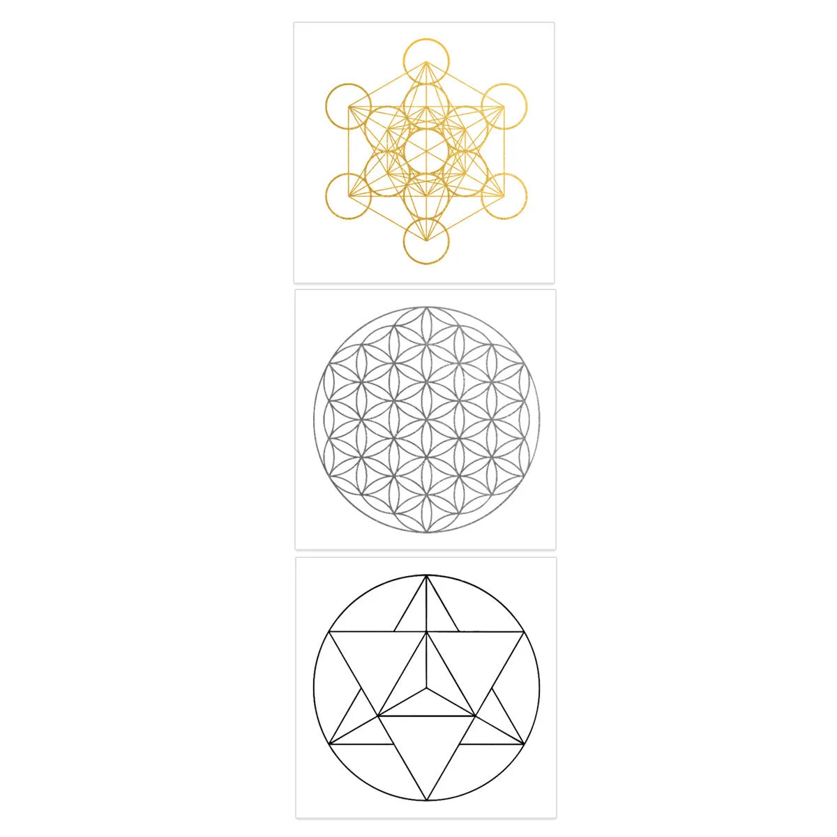 Sacred Geometry Glow-In-Dark Set