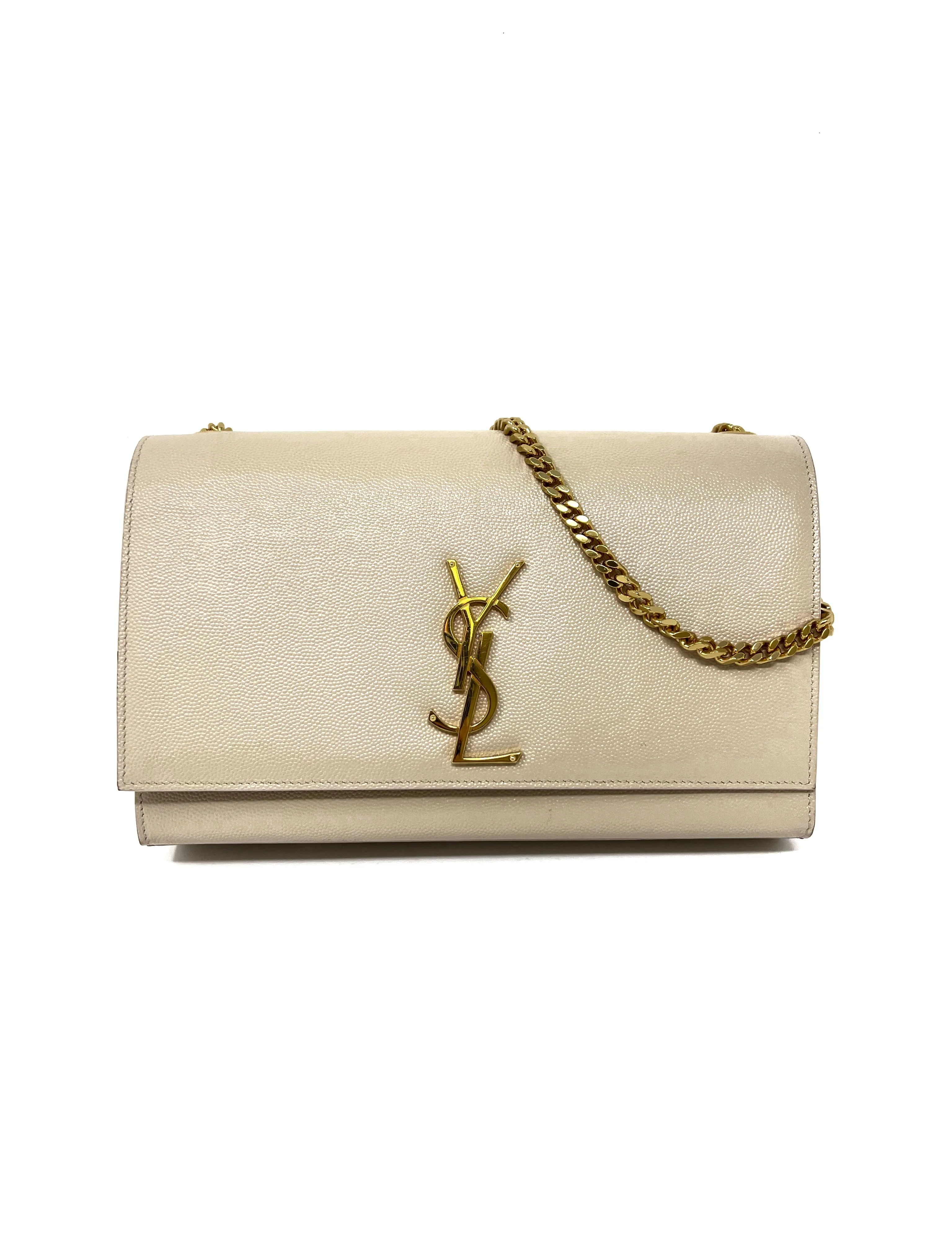 Saint Laurent 'Kate' MD Grained Leather Crossbody