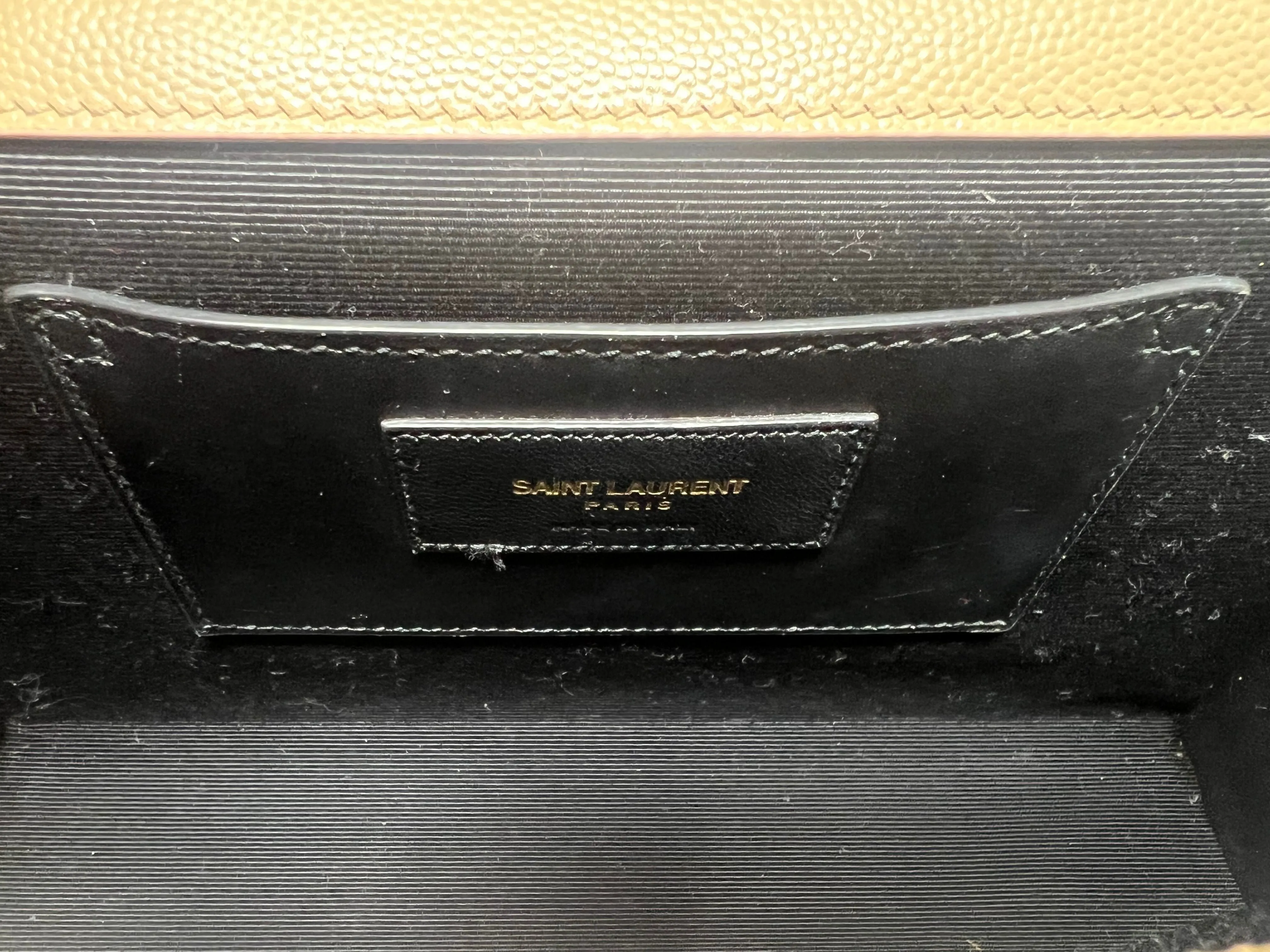 Saint Laurent 'Kate' MD Grained Leather Crossbody