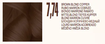 Salerm© Biokera Natura Organic Color 7,74 Brown Blond Copper 2.3oz