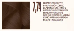 Salerm© Biokera Natura Organic Color 7,74 Brown Blond Copper 2.3oz