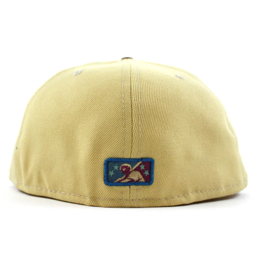 SAN JOSE GIANTS 30th SEASONS New Era 59Fifty Fitted Hat (Glow in the Dark VEGAS GOLD MAROON KHAKI Under Brim)