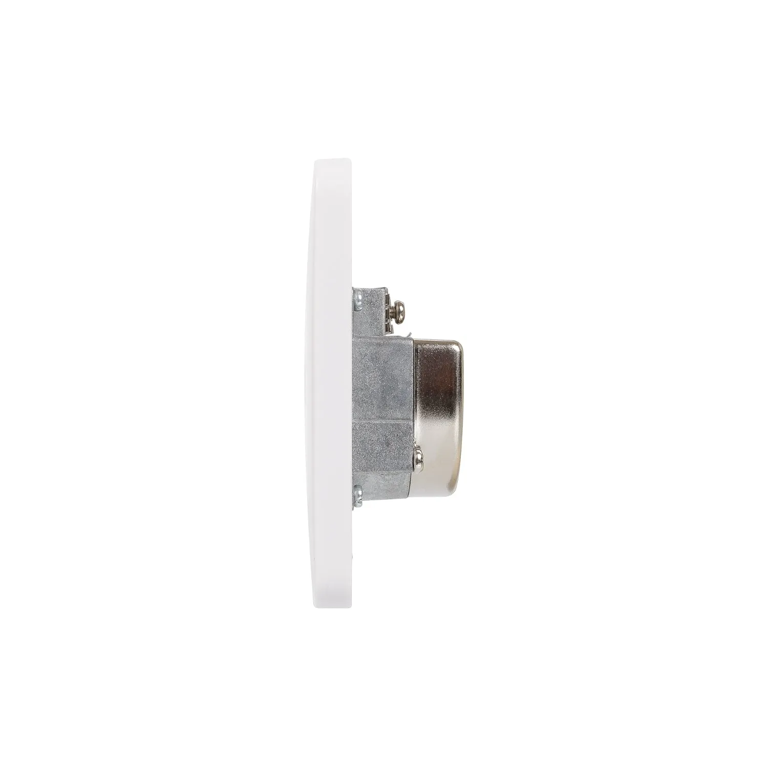 Schneider Electric GGBL7020S Lisse White Moulded Twin TV/FM Co-Axial Socket Outlet (Display Packaged)