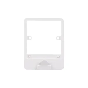 Schneider Electric GGBLC1GS Lisse White Moulded 1G Switch Surround with Clip