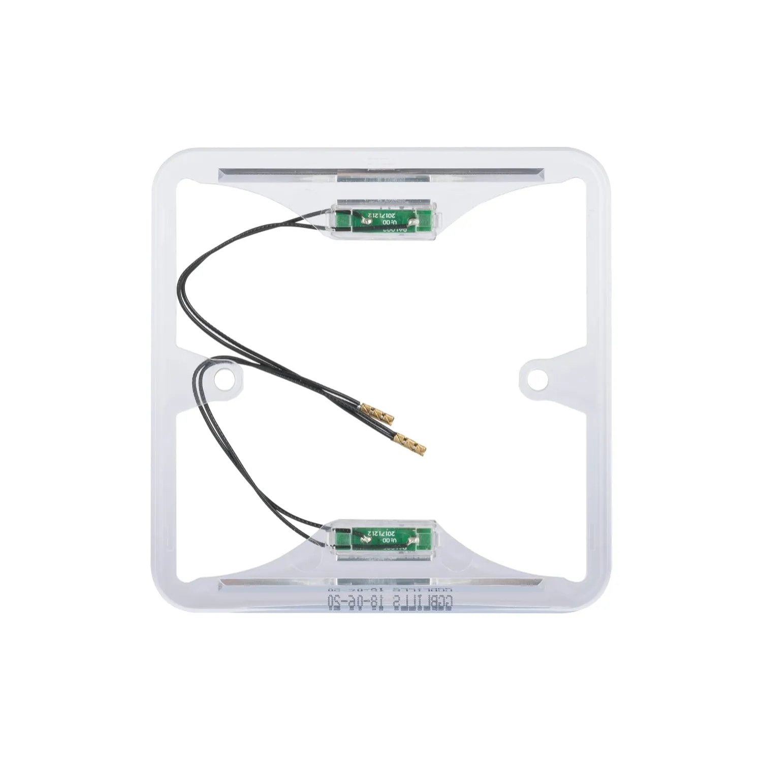 Schneider Electric GGBLILLS Lisse White Moulded 1G Illumination Surround Frame