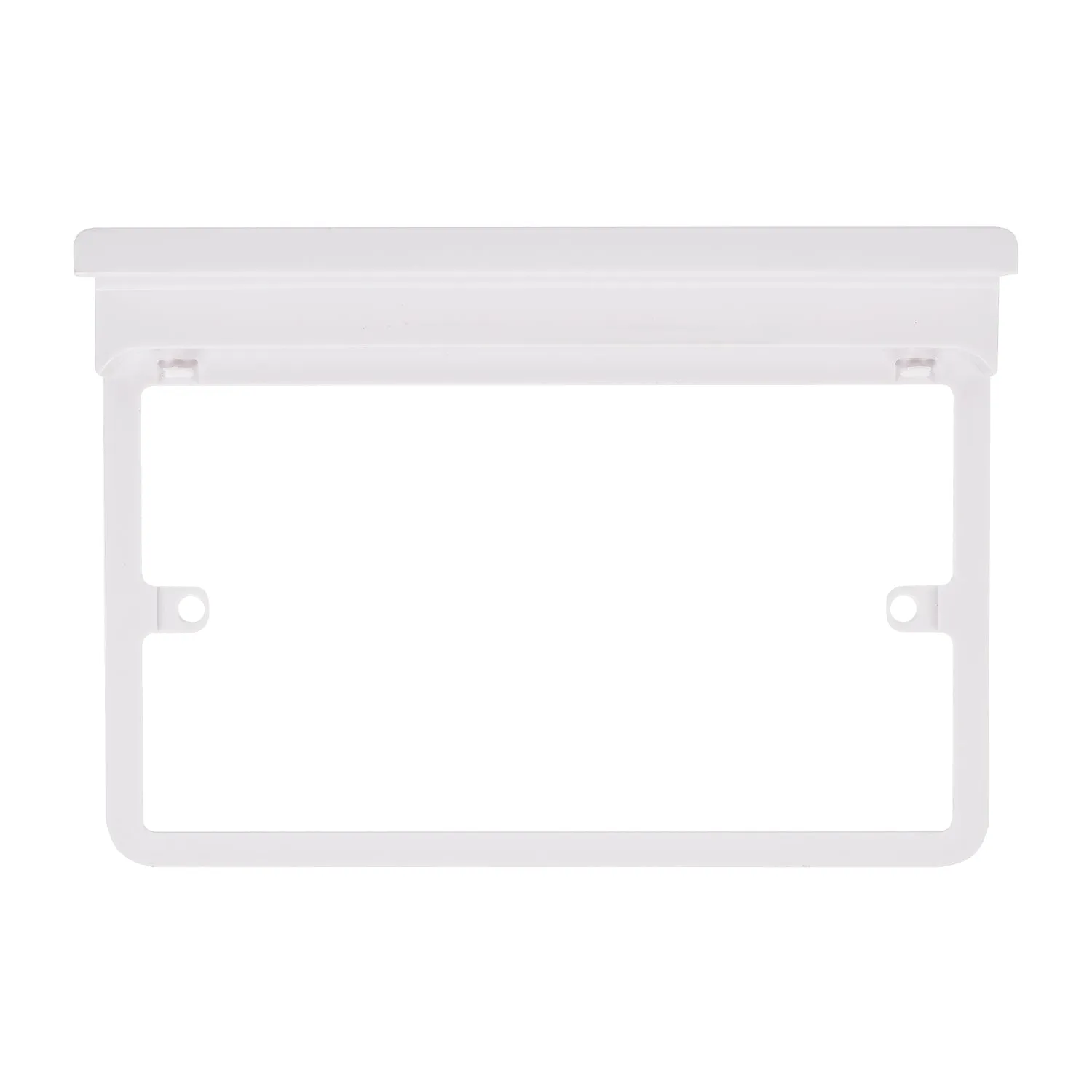 Schneider Electric GGBLSHF2GS Lisse White Moulded 2G Switch Surround Frame with Shelf (Display Packaged)