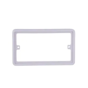 Schneider Electric GGBLSPC2 Lisse White Moulded 2G Spacer Frame