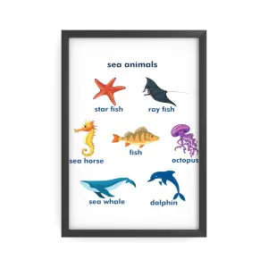 Sea Animals Poster