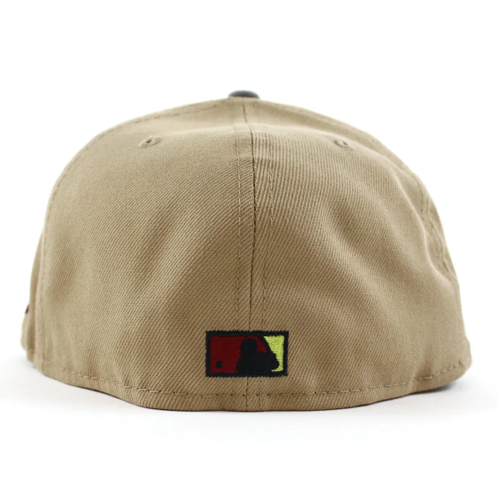 Seattle Mariners 30TH Anniversary New Era 59Fifty Fitted Hat (GITD CAMEL MISTY MORNING CARDINAL Under Brim)