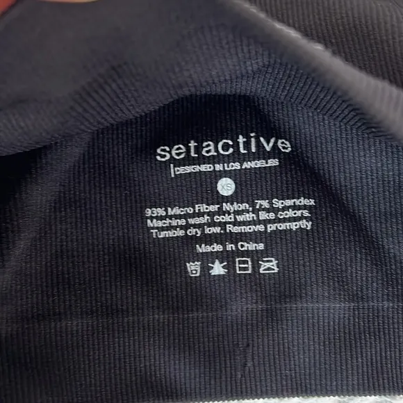 SET ACTIVE SCULPTFLEX POWER ONE SHOULDER BRA in Onyx Black XS $52