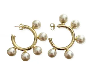 Sheila Fajl Gio Hoops - Shiny Gold