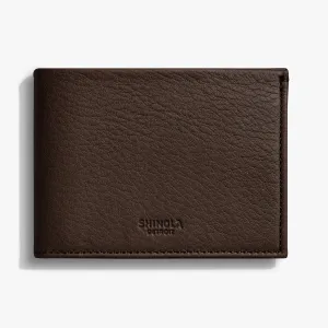 Shinola Brown Leather Wallet