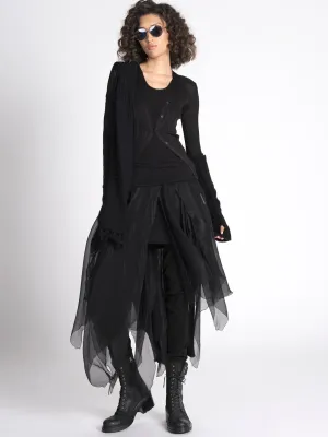 Shiny Viscose L/S Dress
