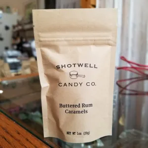 Shotwell Caramels 1oz Buttered Rum