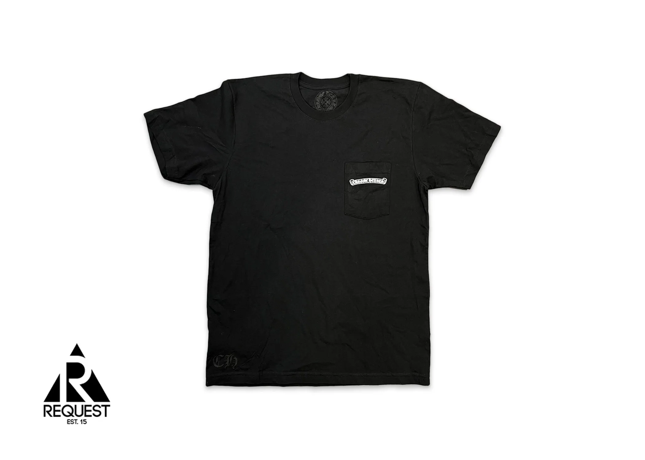 Shoulder Logo Tee "Black"