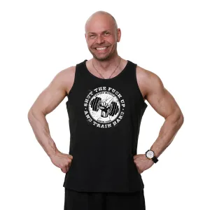Shut The Fuck Up Tank - Black
