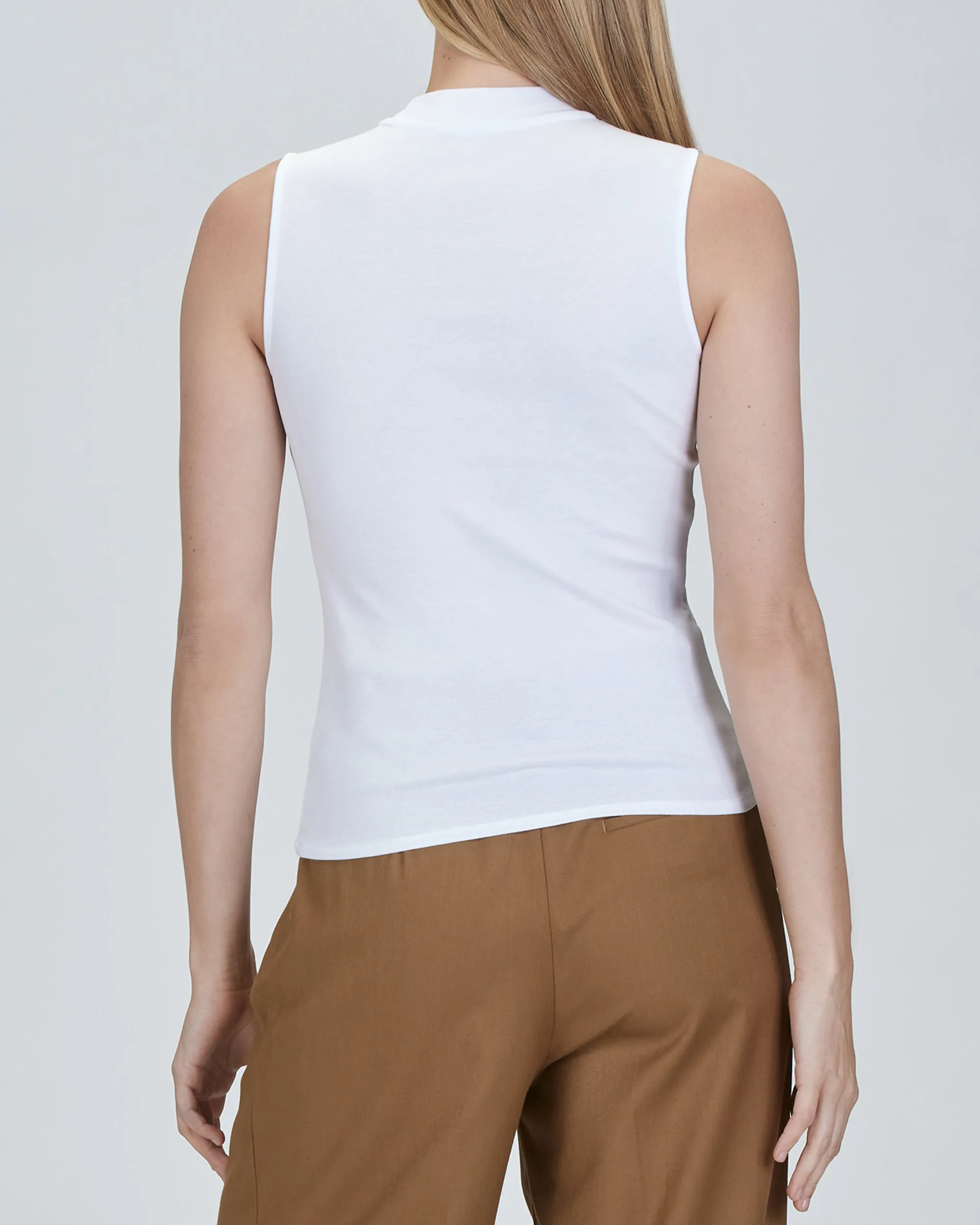 Sienna Sleeveless Mock Neck