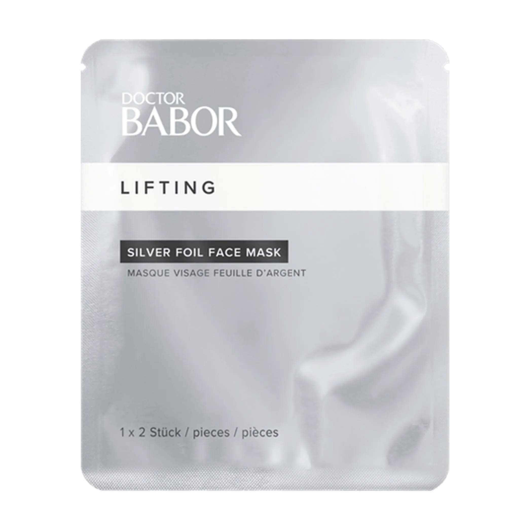Silver Foil Face Mask