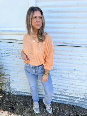 Simple Explanation Ribbed Top
