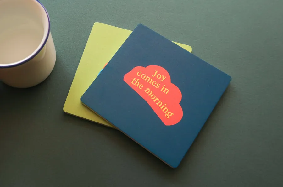 (Simple Geometry) Joy comes in the Morning {Coasters}
