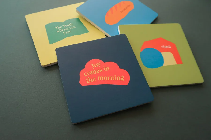 (Simple Geometry) Joy comes in the Morning {Coasters}