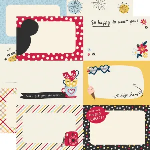 Simple Stories Paper 12x12 - [Collection] - Say Cheese Main Street - Autograph