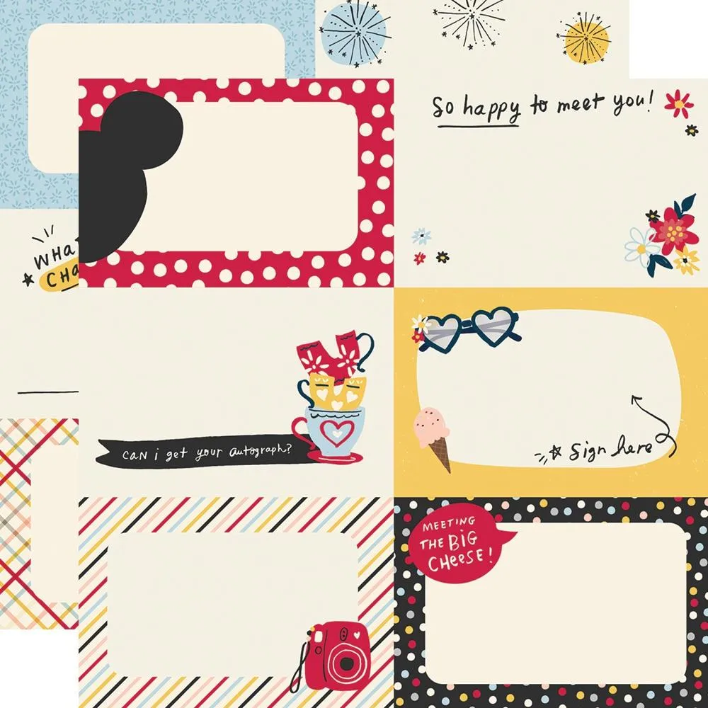 Simple Stories Paper 12x12 - [Collection] - Say Cheese Main Street - Autograph