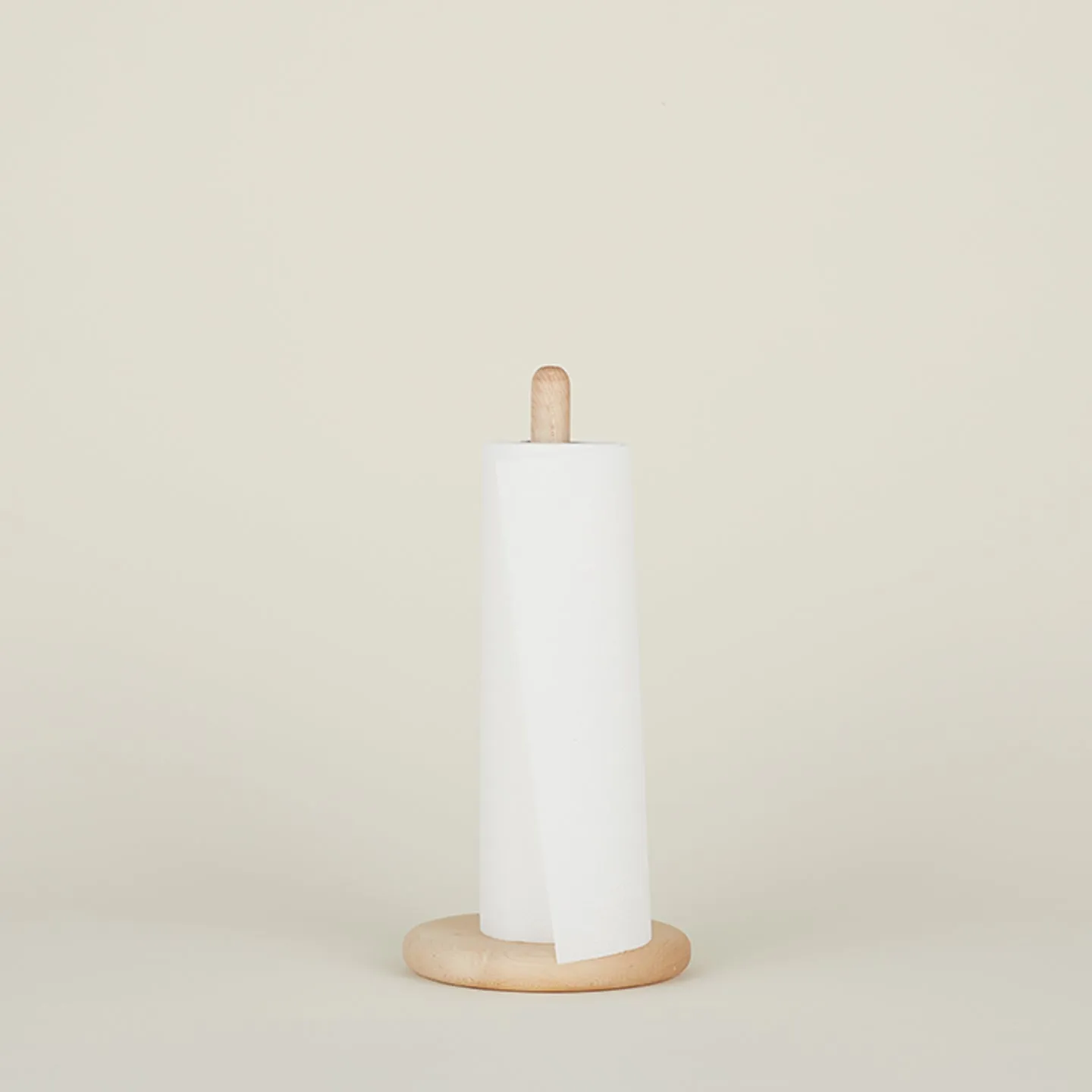 Simple Wood Paper Towel Holder, Wood - Hawkins