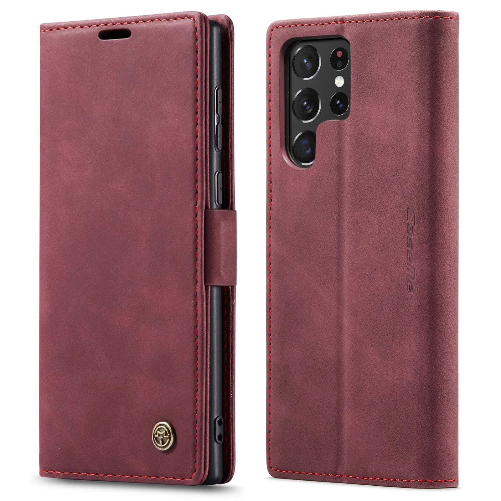 Slim Magnetic Leather Case For Samsung Galaxy Note