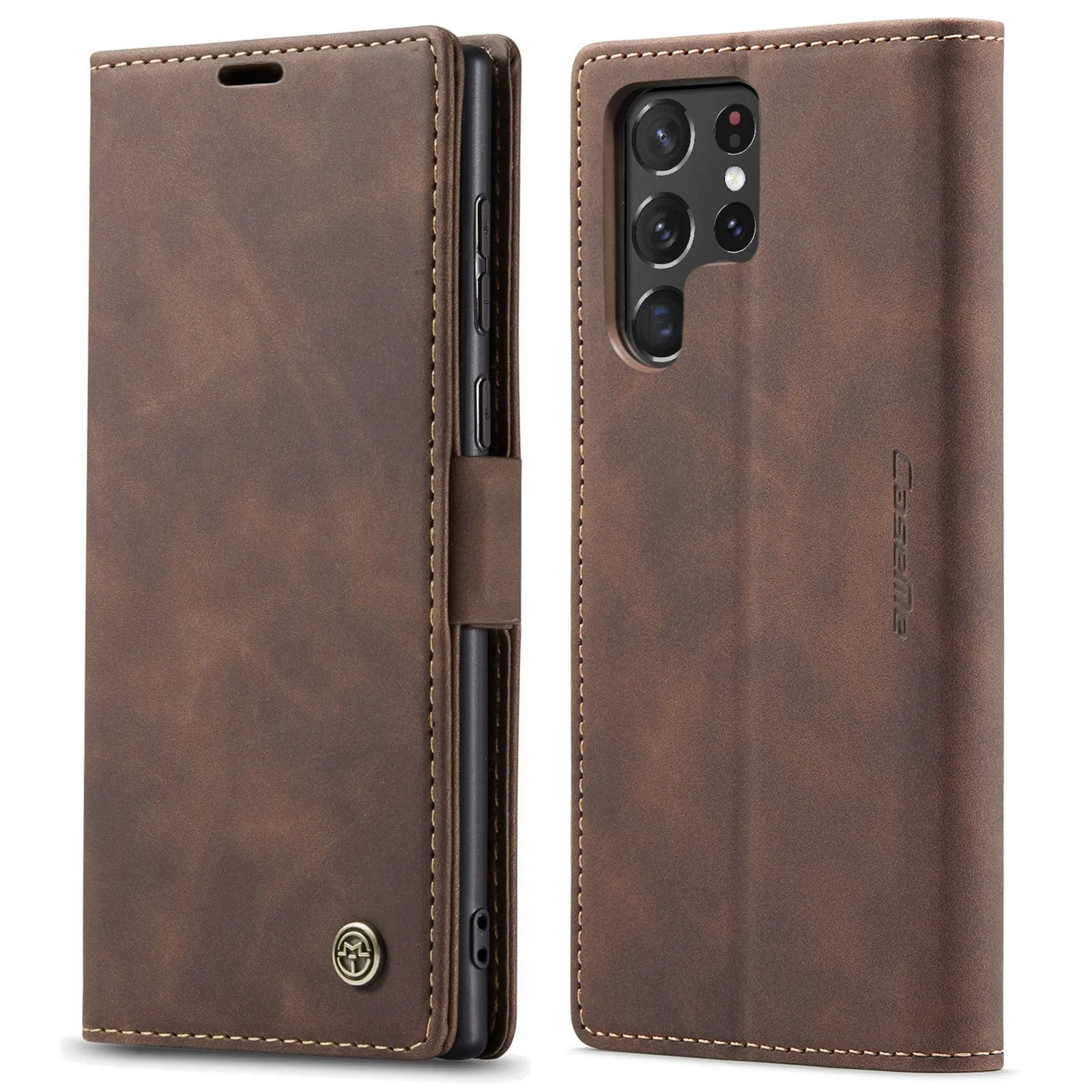 Slim Magnetic Leather Case For Samsung Galaxy Note